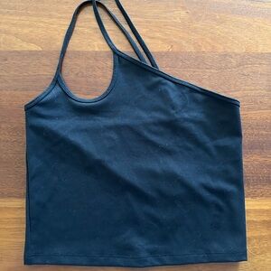 Abercrombie & Fitch Black Asymmetrical Tank Top